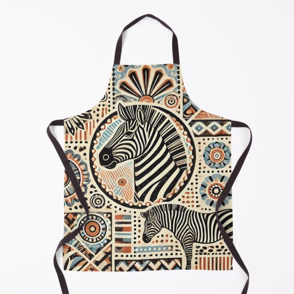 Item preview, African Tribal Zebra Art designed and sold by WildlifeSafari.