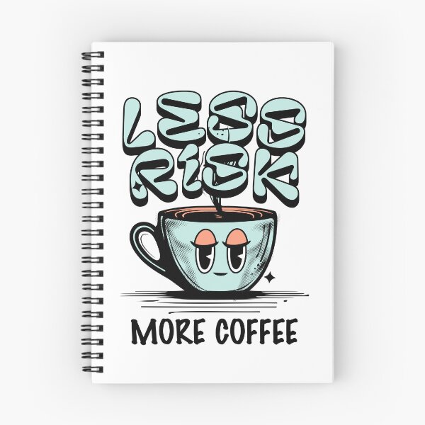 Item preview, Less Risk, More Coffee. Actuary Humor designed and sold by DomTeesHaven.