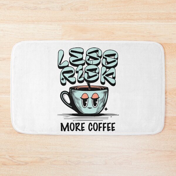 Item preview, Less Risk, More Coffee. Actuary Humor designed and sold by DomTeesHaven.
