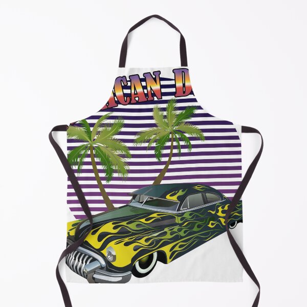 Item preview, hot rod american dream muscle car palm tree designed and sold by Achille3777.