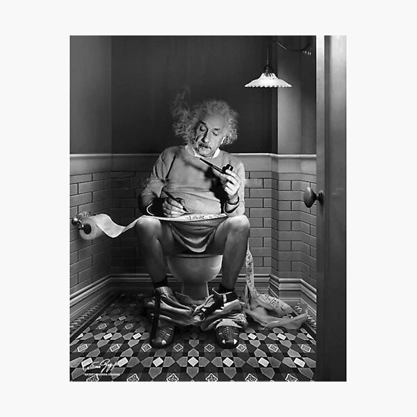Vista previa del artículo con la obra «Teoría de la relatividad de Albert Einstein», diseñado y vendido por cican-art.