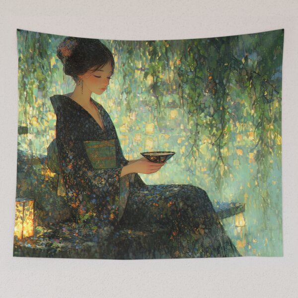 Item preview, "Serenity in the Lantern Grove" designed and sold by bloorose.