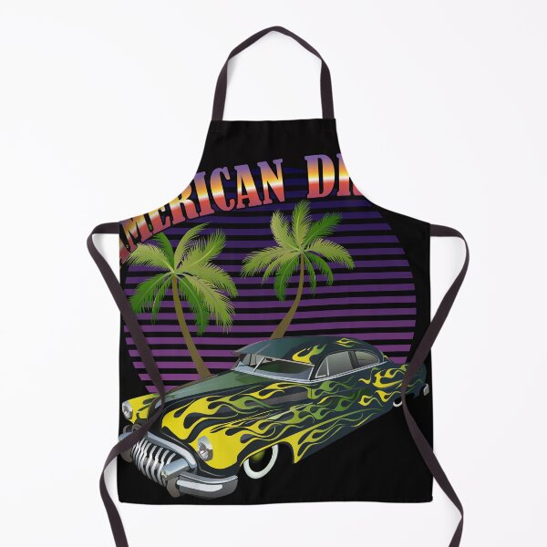 Item preview, hot rod american dream muscle car palm tree designed and sold by Achille3777.