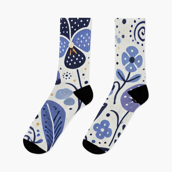 Item preview, Scandinavian Folk Art - Purple Viola by heidiannemorris designed and sold by FOLK ART FUSION by heidiannemorris.