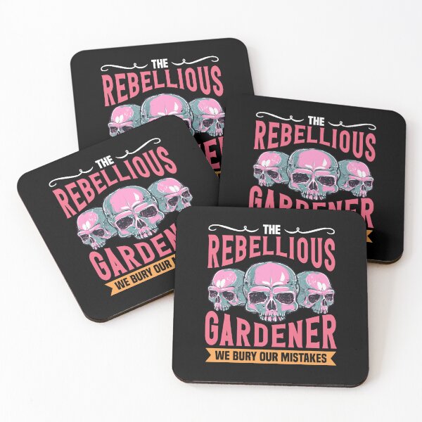 Item preview, Skull, The Rebellious Gardener, We Bury Our Mistakes designed and sold by BesasDesigns.