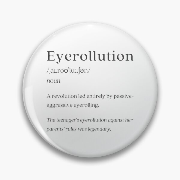Item preview, Dictionary: Eyerollution designed and sold by nature. electrified..