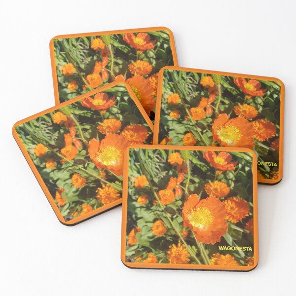 Item preview, Floral Brilliant Orange Blossoms by Wagonesta  designed and sold by Wagonesta.
