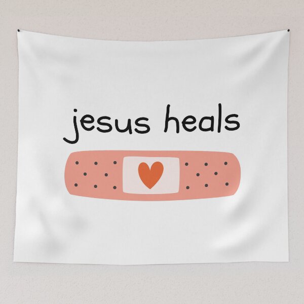 Item preview, Cute Jesus Heals  designed and sold by daughterinchrist93.