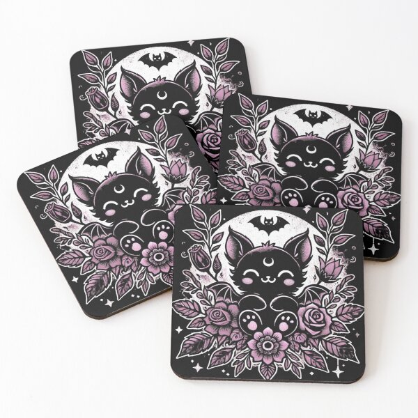 Item preview, Grunge Goth Style Kawaii Bat designed and sold by ToxxicApple.