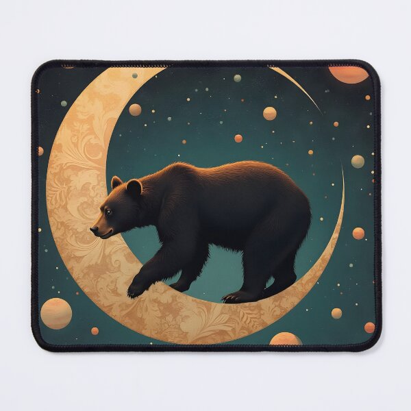 Item preview, Bear at Play designed and sold by HabitableMoons.