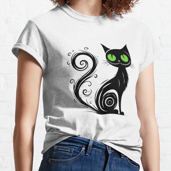 Item preview, Scary Black Cat designed and sold by 0phelia-.