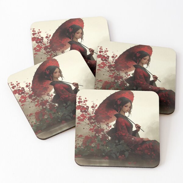 Item preview, "Serenity in Scarlet" designed and sold by bloorose.