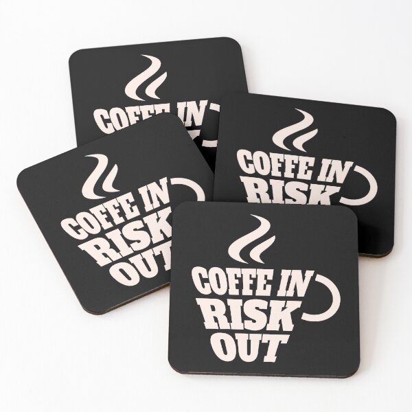 Item preview, Coffee In, Risk Out Actuary Humor designed and sold by DomTeesHaven.