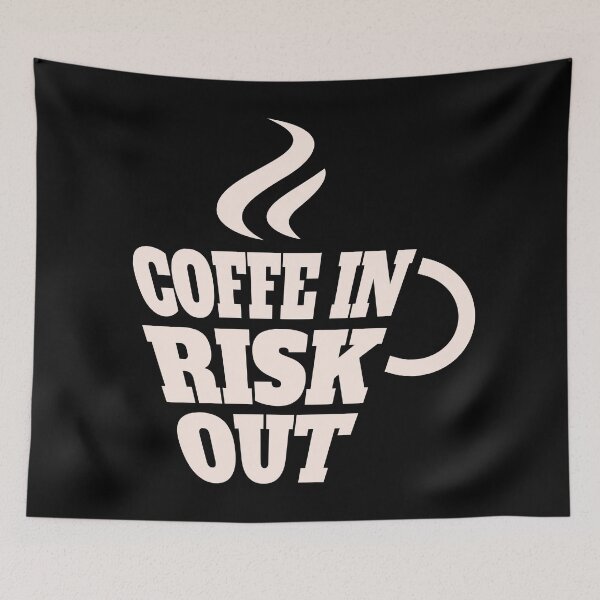 Item preview, Coffee In, Risk Out Actuary Humor designed and sold by DomTeesHaven.