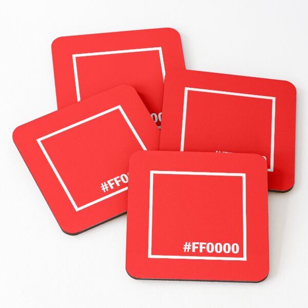 Item preview, Hexadecimal Color #FF0000 (Red) designed and sold by Just For Fun.
