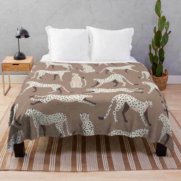 Item preview, Cheetah Big Cat - Cream Mocha Mousse - Wildlife - Kids Bedroom designed and sold by BlueLela.