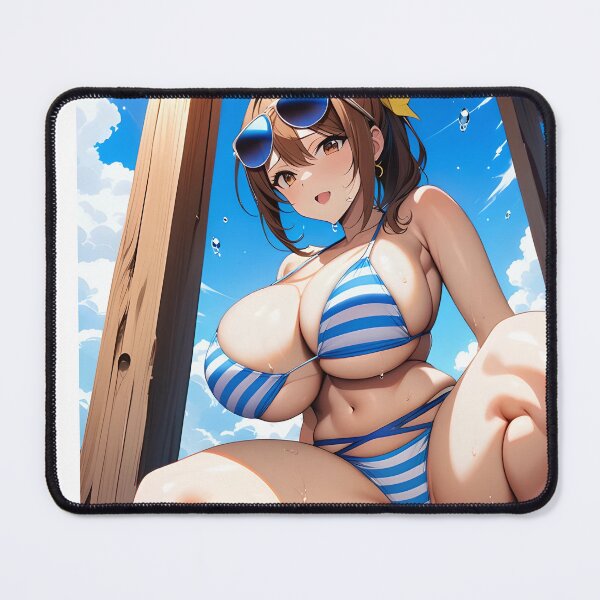 Item preview, Anime Waifu Girl Beach Days Andrea designed and sold by lifeissheep.