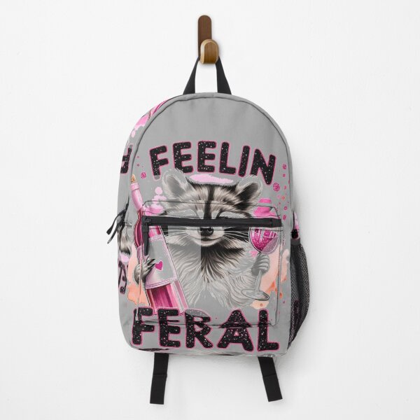 Item preview, Feeling Feral and cute, If I'm Moody Give Me Foody, Funny Raccoon Design, Animal Sarcastic Saying, Trendy Raccoon Sublimation designed and sold by FitFisher.