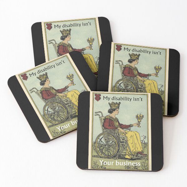 Item preview, Wheelchair tarot Mind your business designed and sold by MendaciousMina.