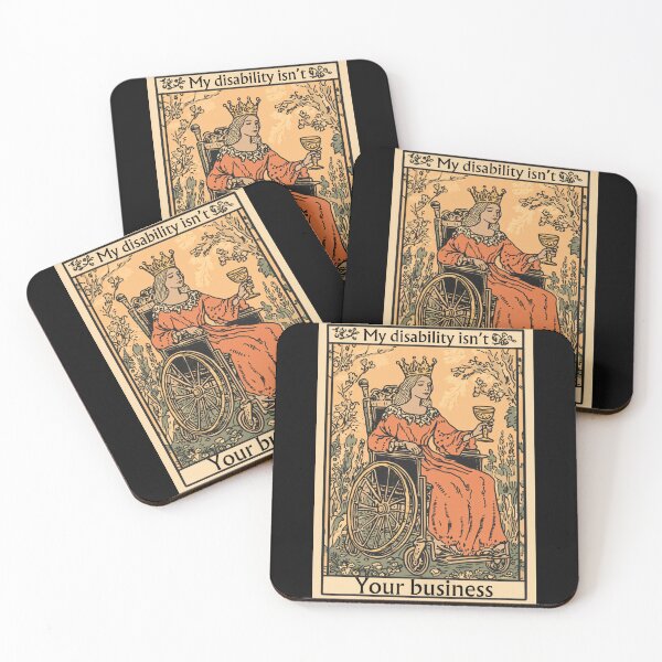 Item preview, Wheelchair tarot Mind your business designed and sold by MendaciousMina.