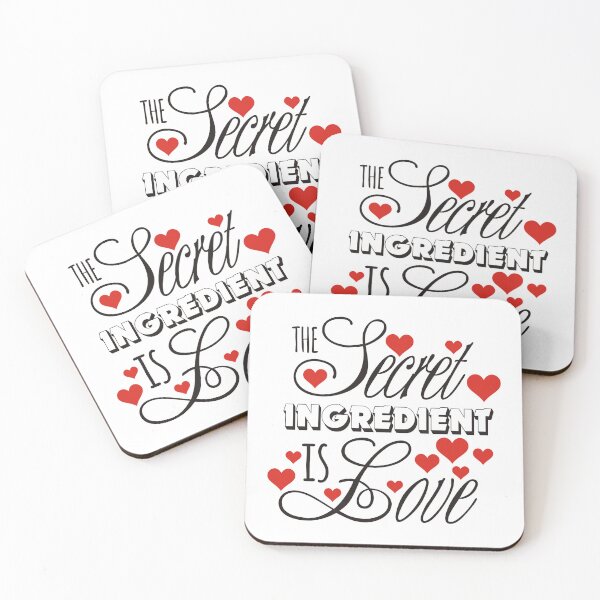 Item preview, The Secret Ingredient is Love designed and sold by DesignCosmos.