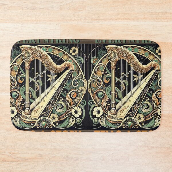 Item preview, Every string tells a story, elegantly designed harp designed and sold by Brushlight Studio.