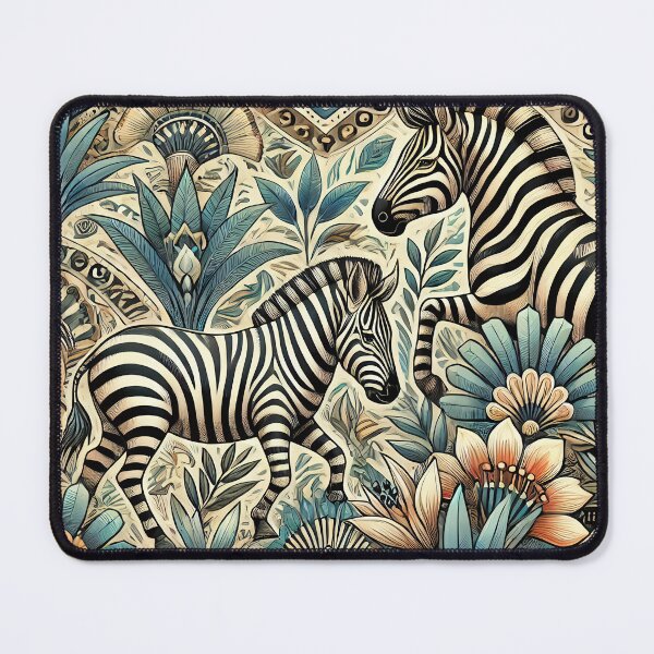 Item preview, Zebra Totem Art designed and sold by WildlifeSafari.