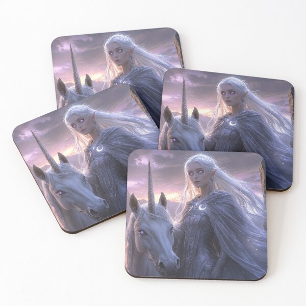 Item preview, Moonlit Guardians of the Enchanted Vale designed and sold by LemurianPortals.