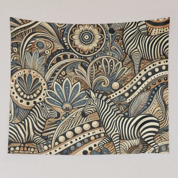 Item preview, Tribal Zebra Dream designed and sold by WildlifeSafari.