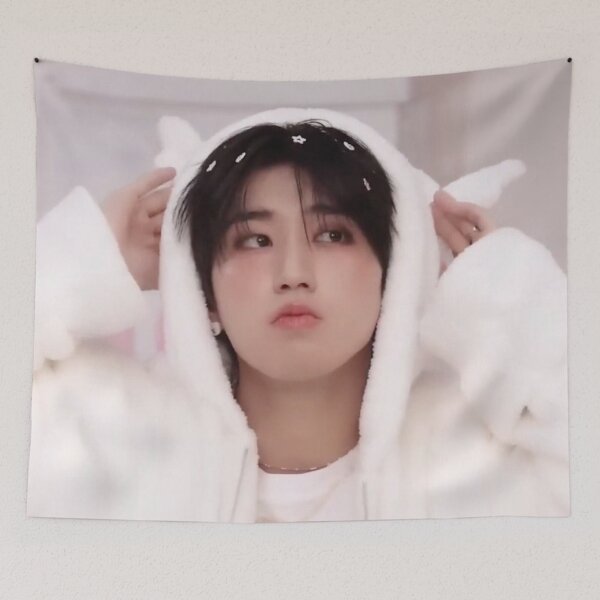 Item preview, Han Jisung cute Quokka bunny SKZ boy pink KPOP you make STRAY KIDS stay designed and sold by Kpop-Noona.