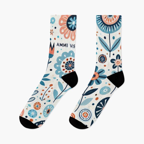 Item preview, Scandinavian Folk Art - Ammi visnaga pattern by heidiannemorris designed and sold by FOLK ART FUSION by heidiannemorris.