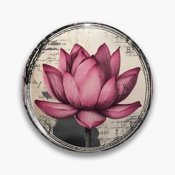 Item preview,  The Classic Lotus Stamp designed and sold by Vintagestamps.