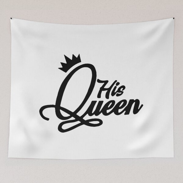Item preview, His Queen – Stylish partner design with crown designed and sold by Pinfinest.