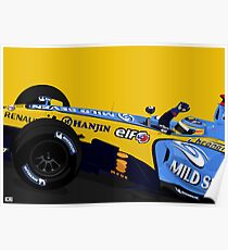 Alonso gewinnt mit seinem R26 Poster