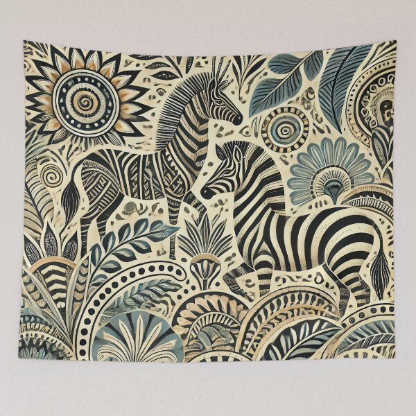 Item preview, Boho Ethnic Zebra designed and sold by WildlifeSafari.