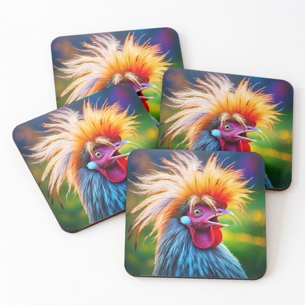 Item preview, The Coolest Chicken in the Coop: Rocking a Wild Mohawk designed and sold by Phat Dog Designs .