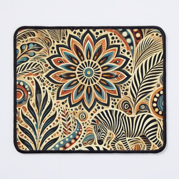 Item preview, Colorful Ethno Zebra designed and sold by WildlifeSafari.