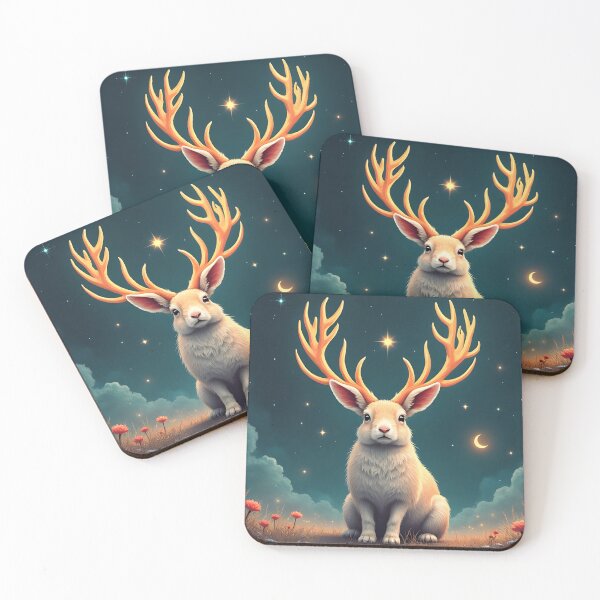 Item preview, Jackalope and Star designed and sold by HabitableMoons.