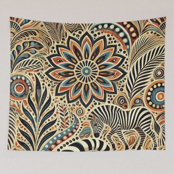 Item preview, Colorful Ethno Zebra designed and sold by WildlifeSafari.
