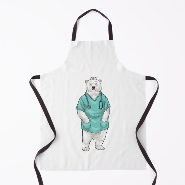 Item preview, Polar bear Nurse Stethoscope designed and sold by Snabdesign84.