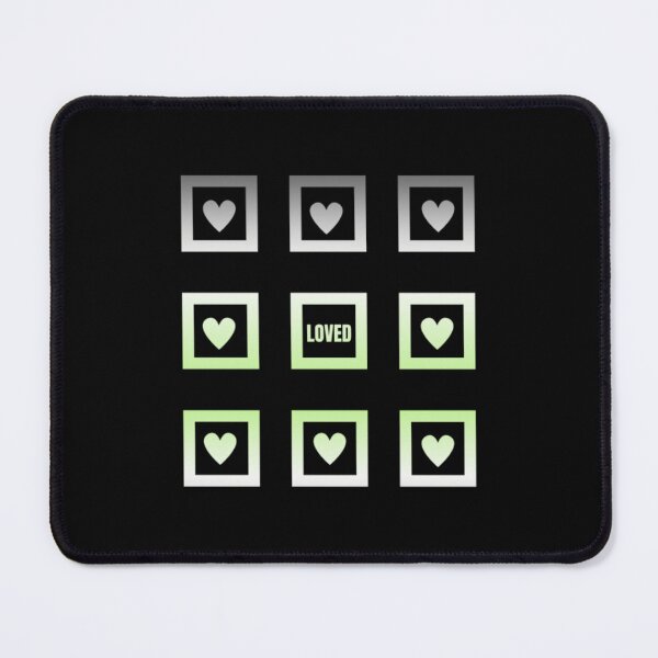 Item preview, Valentines Hearts, Agender pride flag graphic, Loved and hearts Graphic, loved, hearts, 14th February, Valentines Day, designed and sold by PrideBeProud.