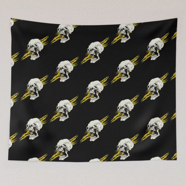 Item preview, Skull with flames designed and sold by RogerSDesigns.