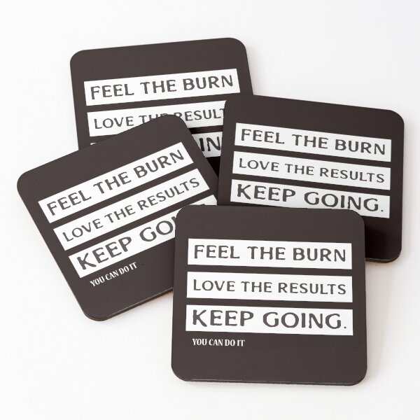 Item preview, Feel The Burn Love The Result Motivational T-Shirt  designed and sold by ngedupdorjee.