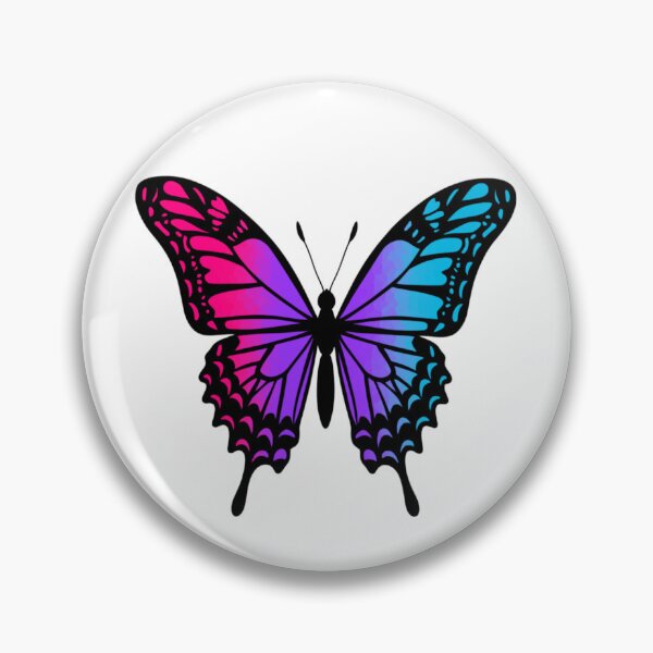 Item preview, Colorful Butterfly with Adrogynous Pride Colors designed and sold by Travelslightly.