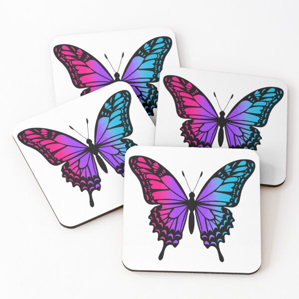 Item preview, Colorful Butterfly with Adrogynous Pride Colors designed and sold by Travelslightly.