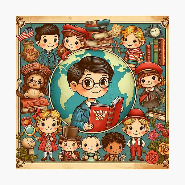 Item preview, Día Mundial del Libro (Diseños) designed and sold by HartyDesign.