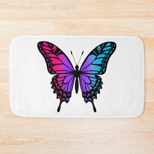 Item preview, Colorful Butterfly with Adrogynous Pride Colors designed and sold by Travelslightly.