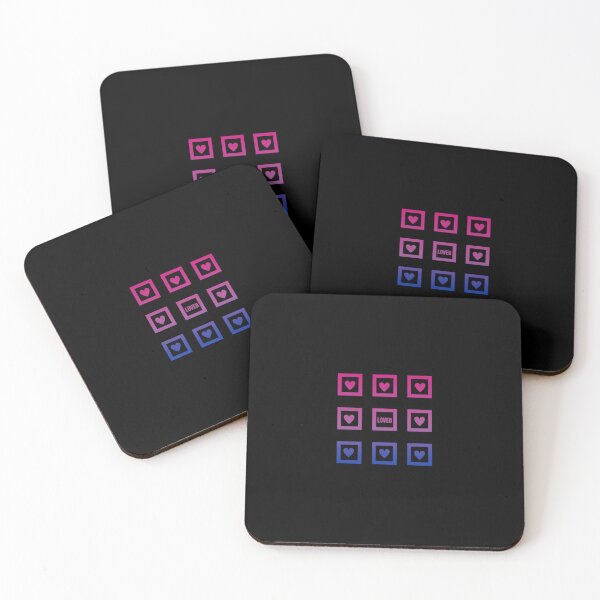 Item preview, Valentines Hearts, Bisexual pride flag graphic, Loved and hearts Graphic, loved, hearts, 14th February, Valentines Day, designed and sold by PrideBeProud.