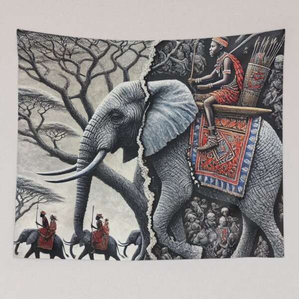 Item preview, The Split, African Tribal Art style by shs_kenya  designed and sold by Shs-Kenya.