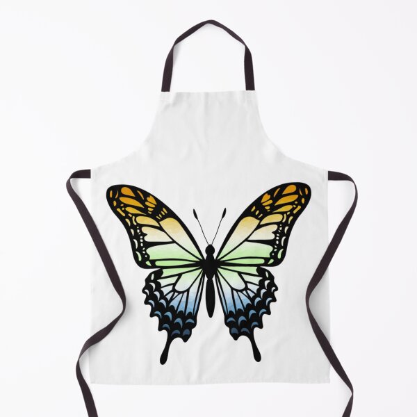 Aperçu de l'œuvre Papillon coloré aux couleurs de la fierté AroAce Agender créée et vendue par Travelslightly.